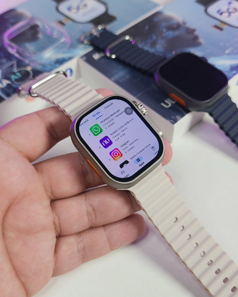 SMARTWATCH ULTRA  - Aprova d'água - NFC